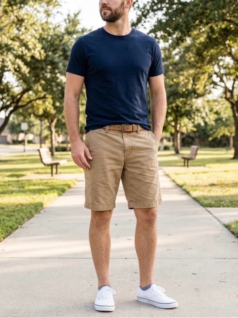Hollister khaki shorts